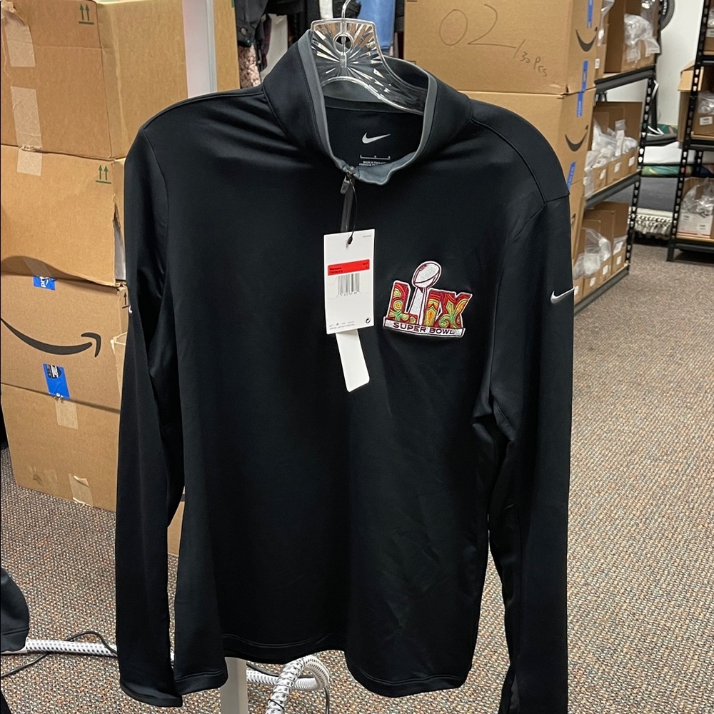 Philadelphia eagles Greyson black quarter-zip pullover with lix logo